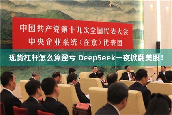 现货杠杆怎么算盈亏 DeepSeek一夜掀翻美股！